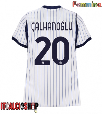 Inter Milan Hakan Calhanoglu #20 Seconda Maglia Femmina 2026-27 Manica Corta Inter Milan Hakan Calhanoglu #20 Seconda Maglia Femmina 2026-27 Manica Corta